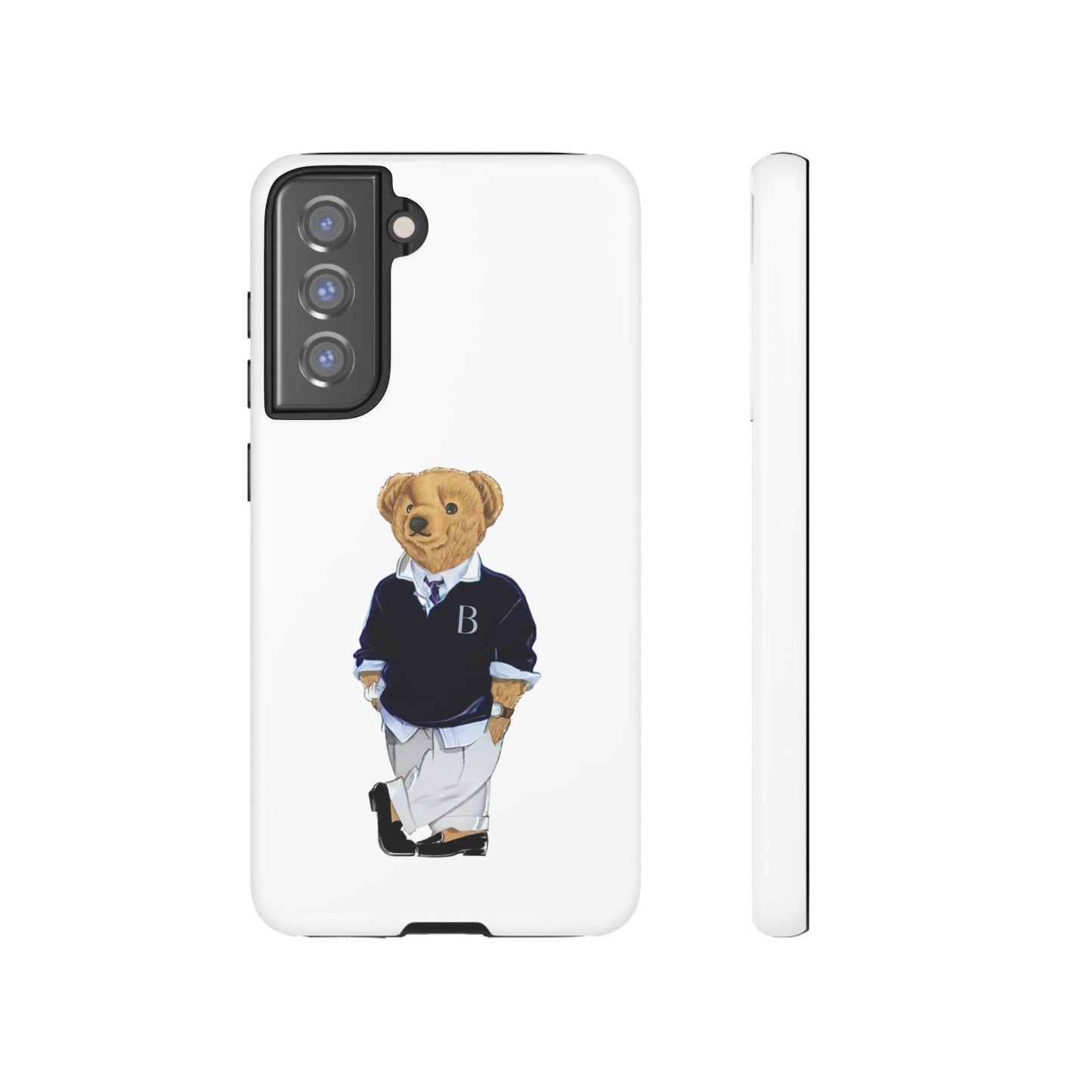 White Bear Though Phone Case