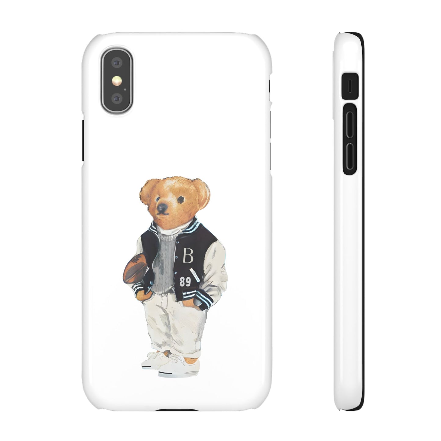 White Bear Snap Case – Bold & Stylish