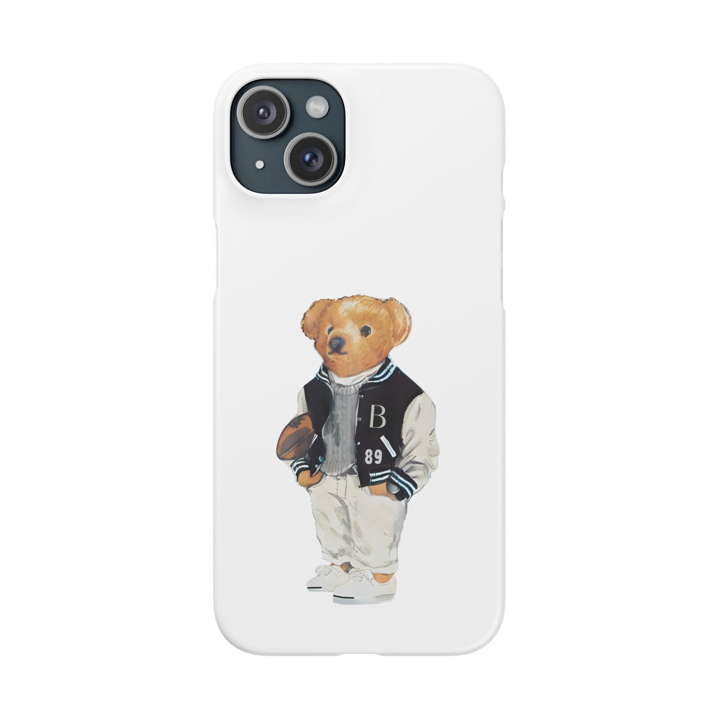 White Bear Snap Case – Bold & Stylish