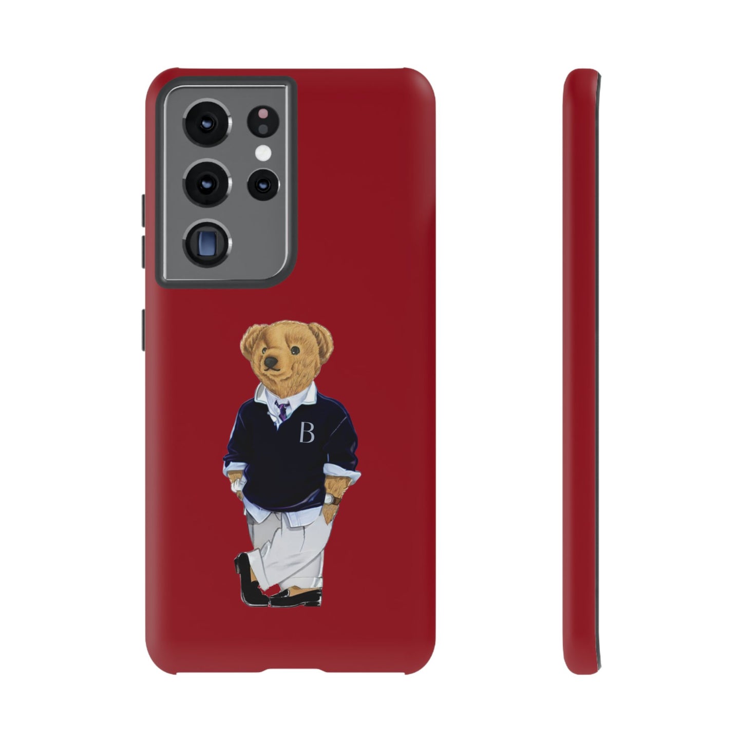 Red Bear Though Phone Case