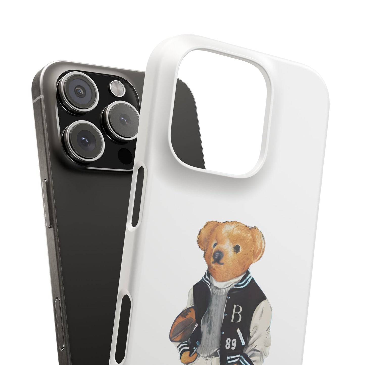 White Bear Snap Case – Bold & Stylish