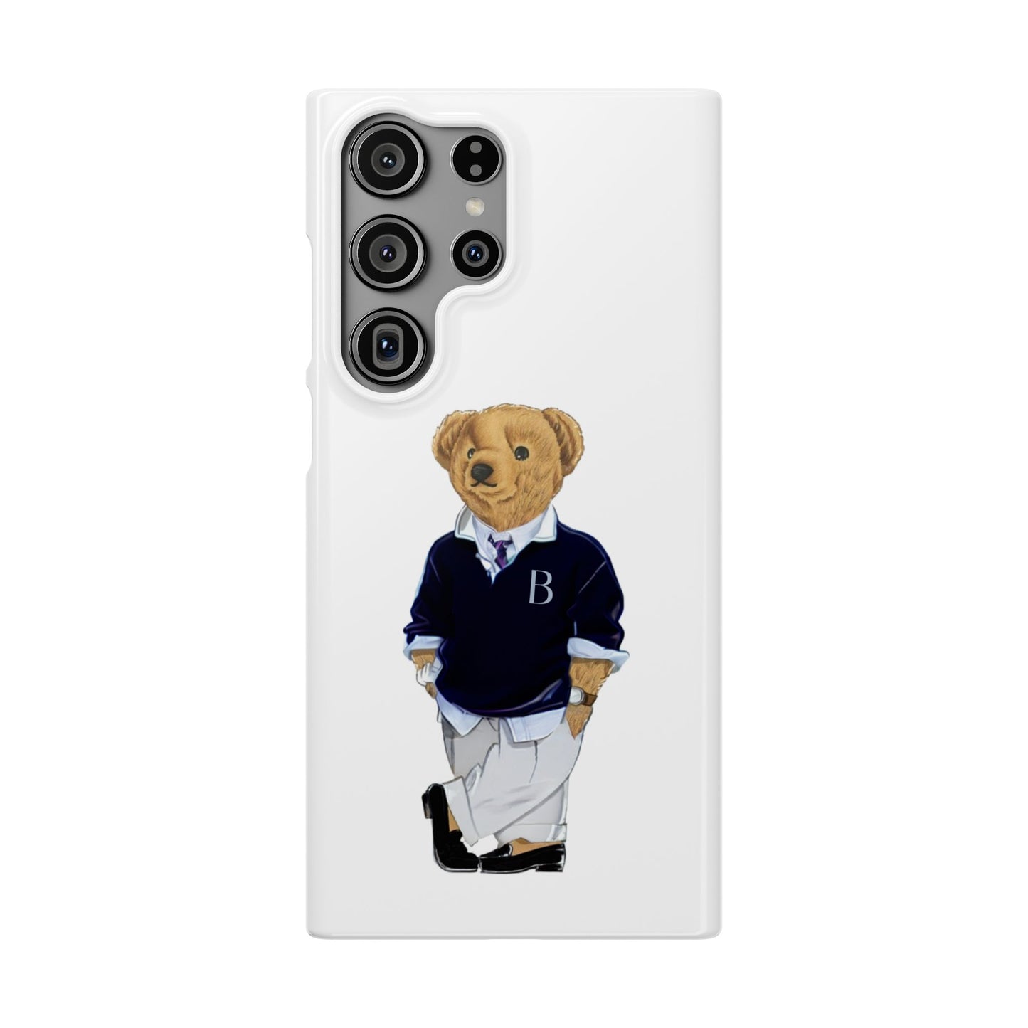 White Bear Snap Case – Bold & Stylish