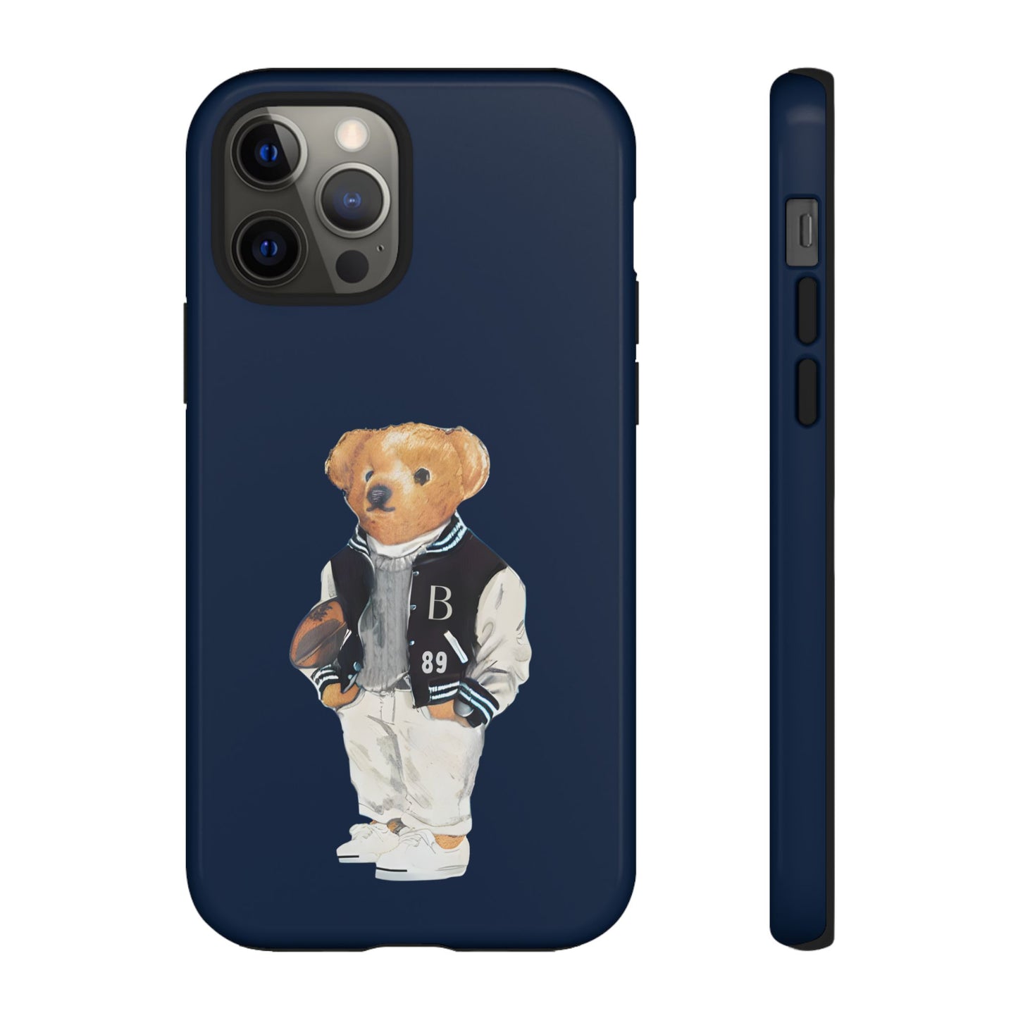 Dark Blue Tough Bear Phone Case