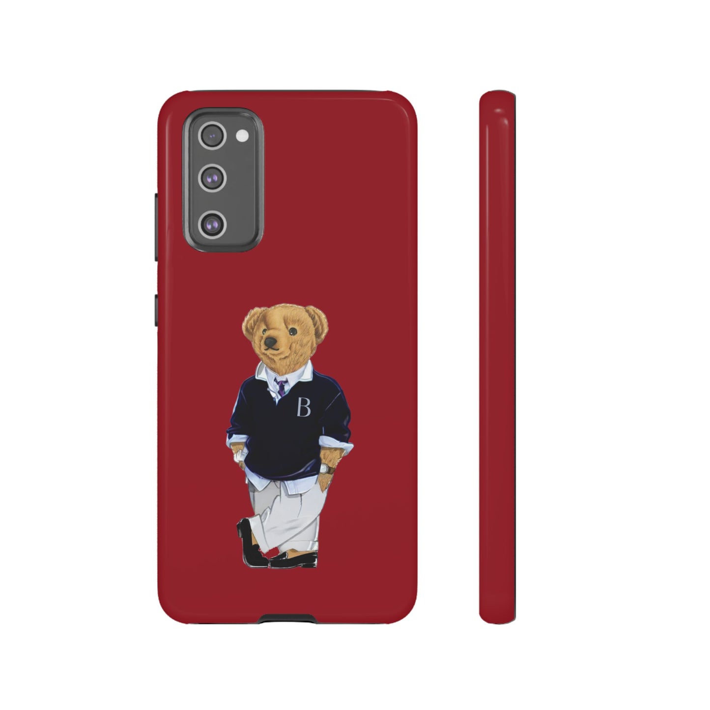 Red Bear Though Phone Case