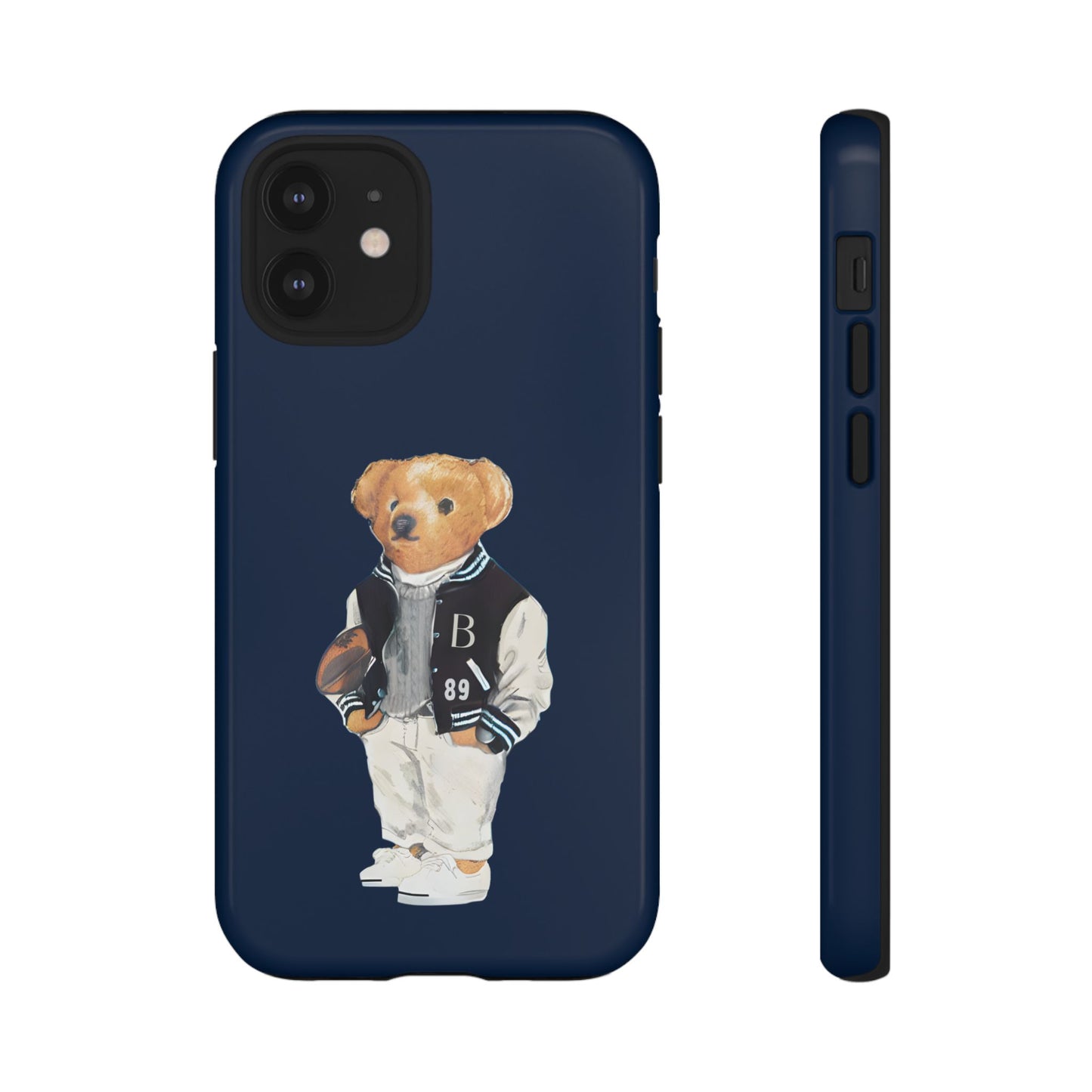 Dark Blue Tough Bear Phone Case