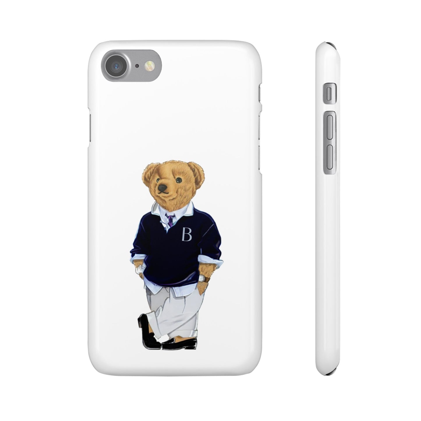 White Bear Snap Case – Bold & Stylish