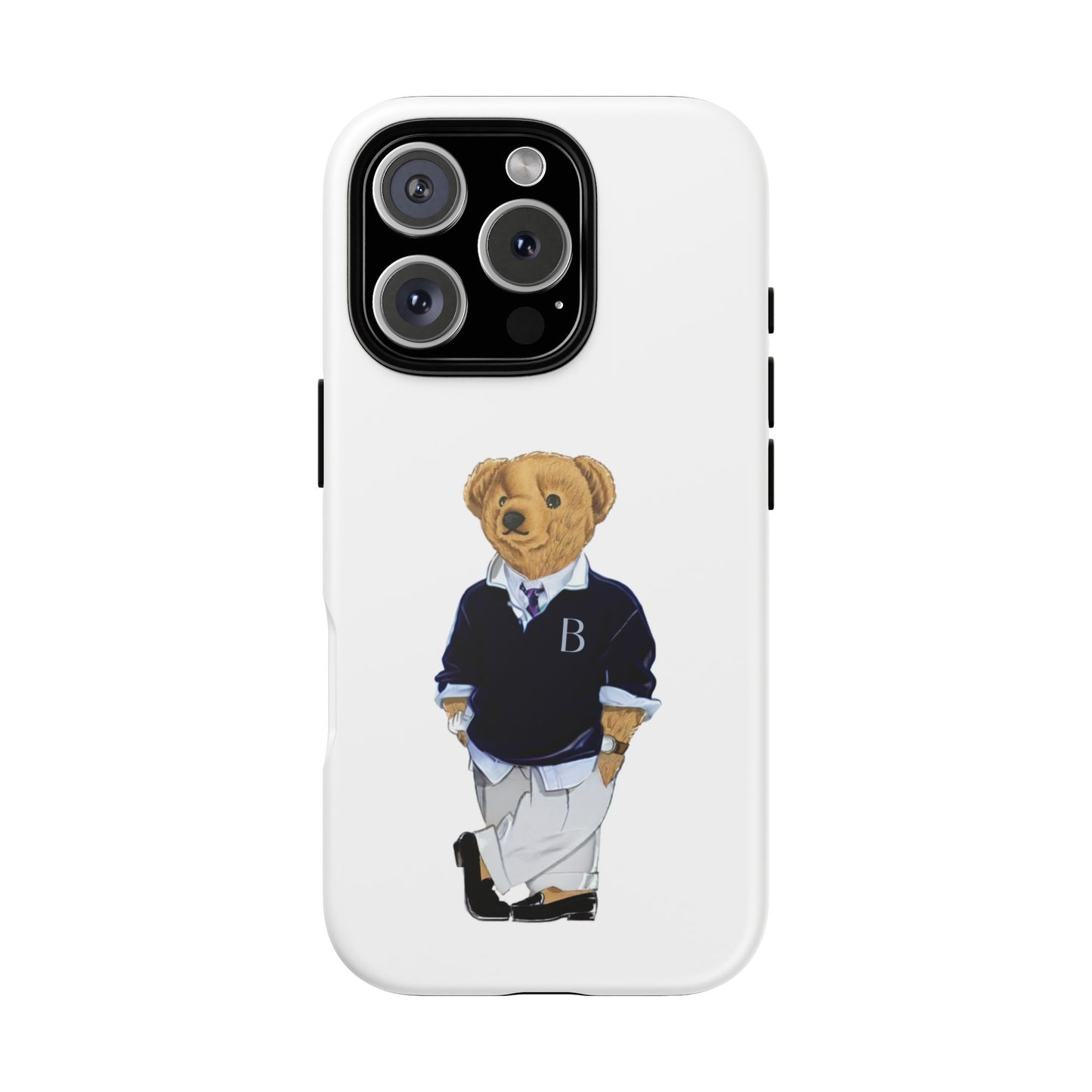 White Bear Though Phone Case