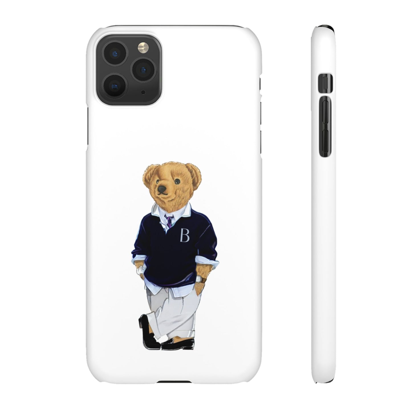 White Bear Snap Case – Bold & Stylish