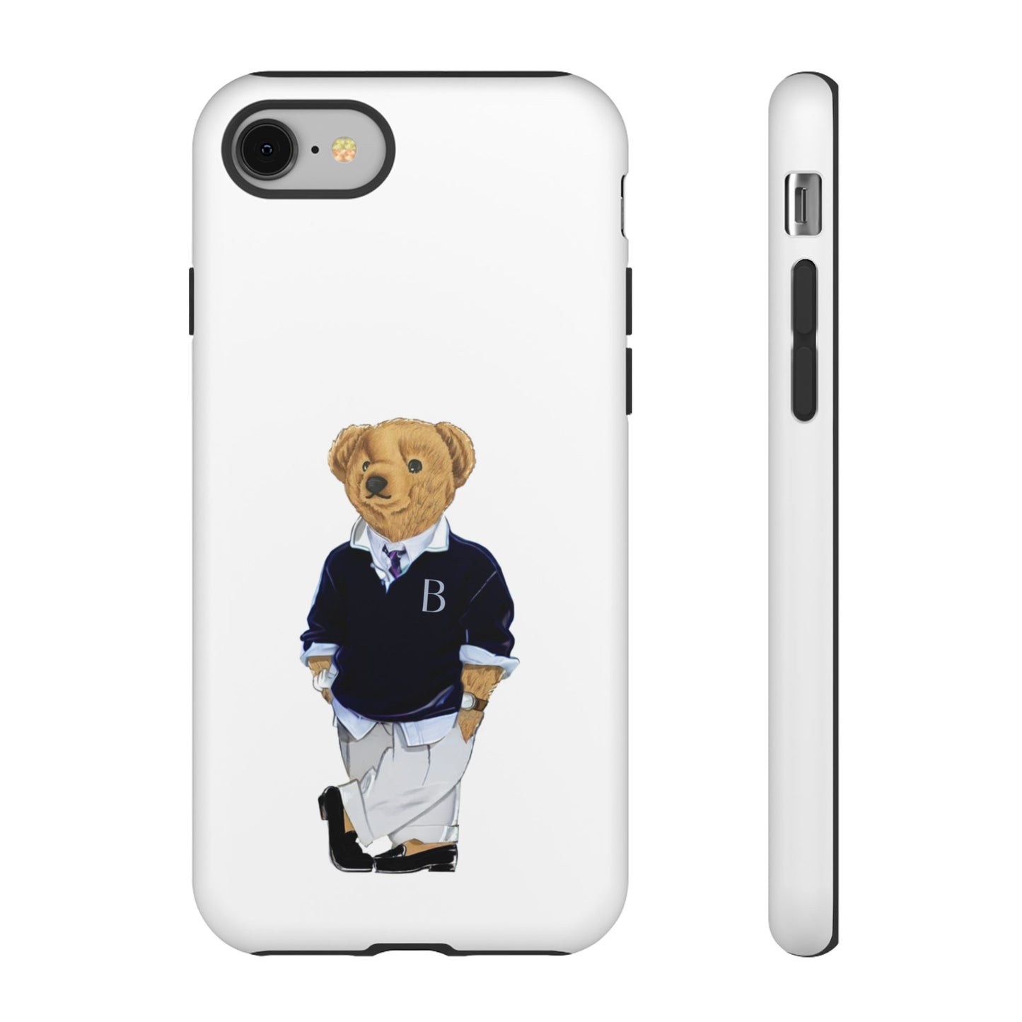 White Bear Though Phone Case