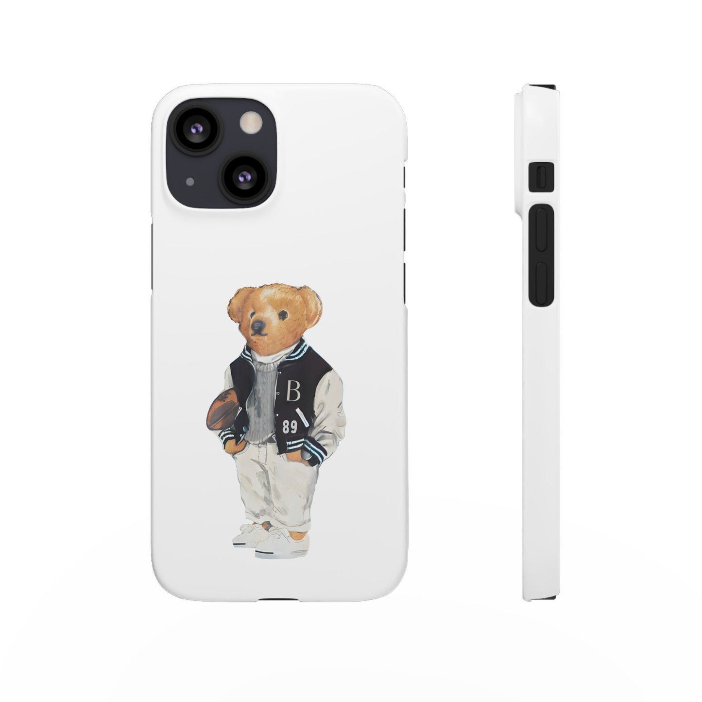 White Bear Snap Case – Bold & Stylish