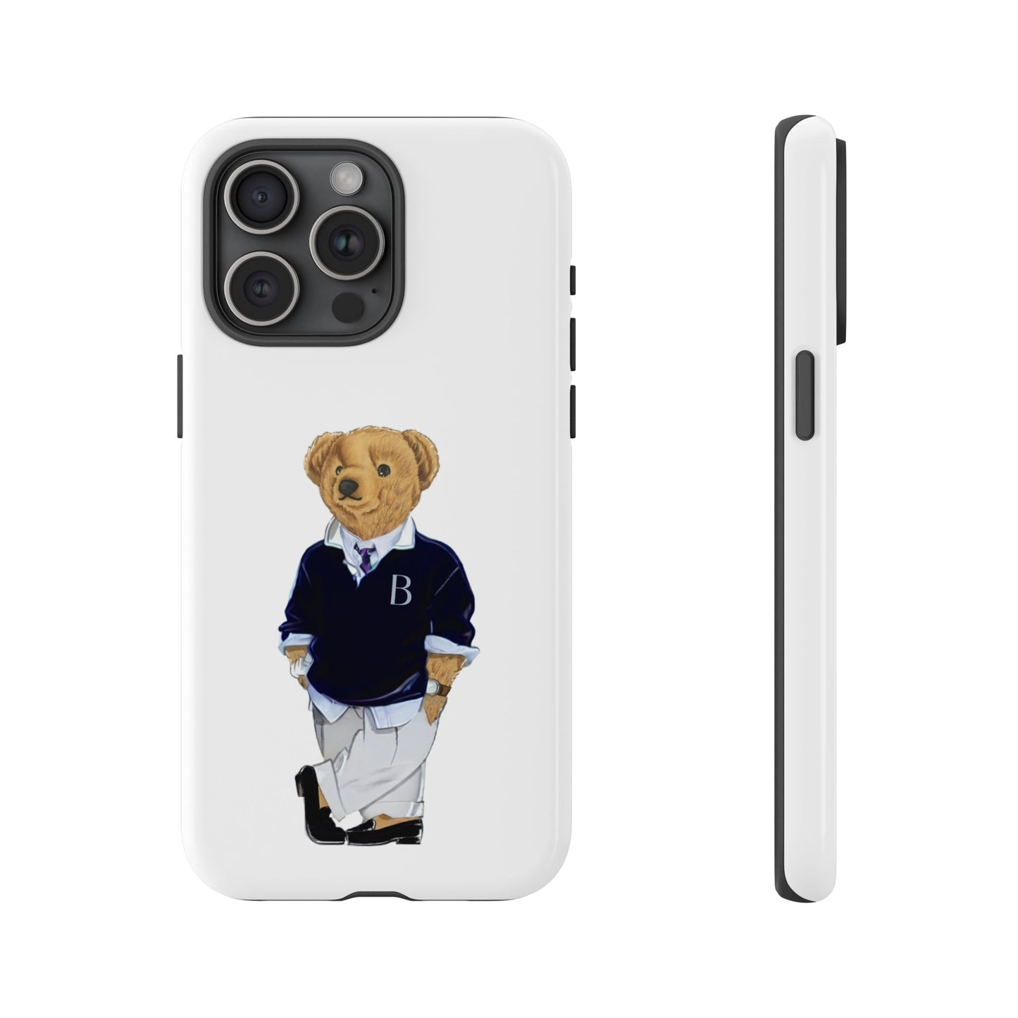 White Bear Though Phone Case