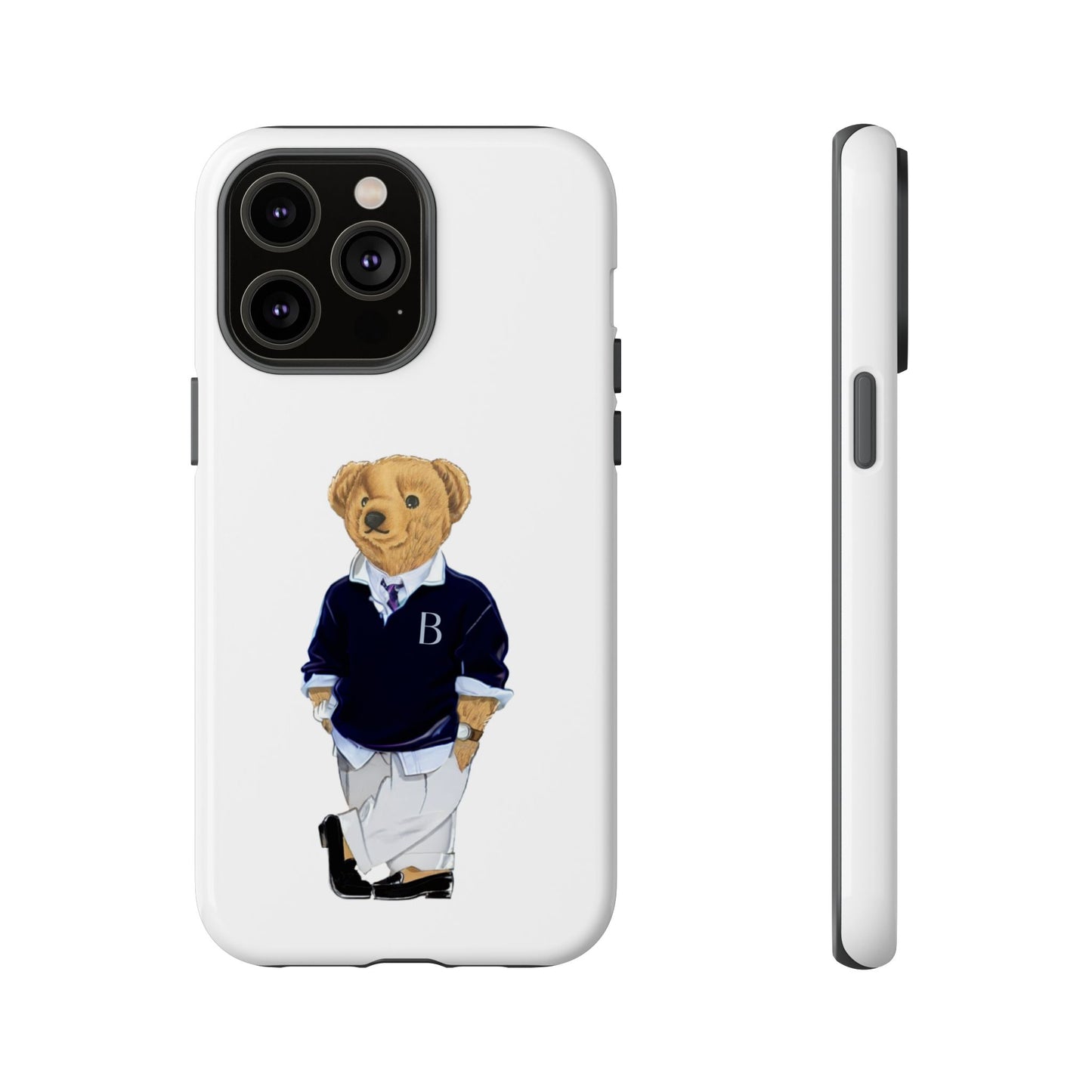 White Bear Though Phone Case