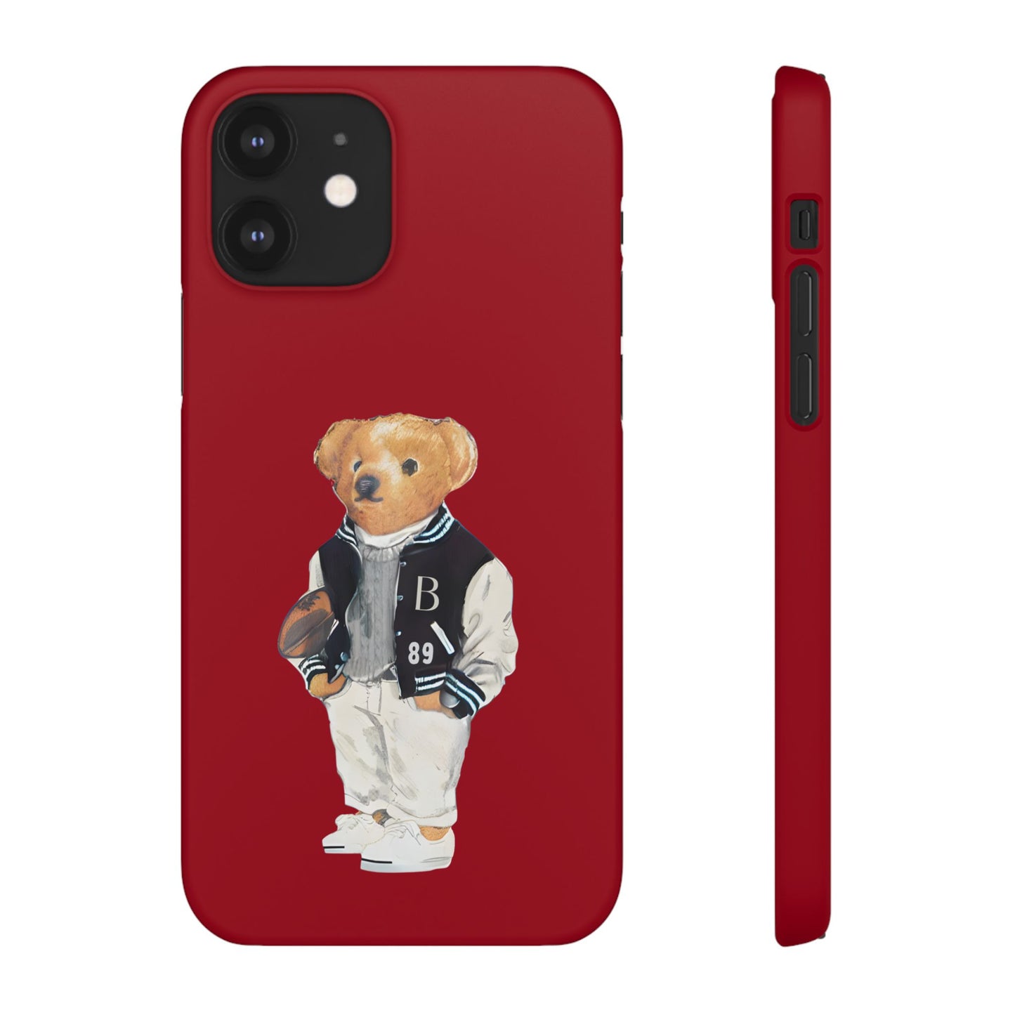 Red Bear Snap Case – Bold & Stylish