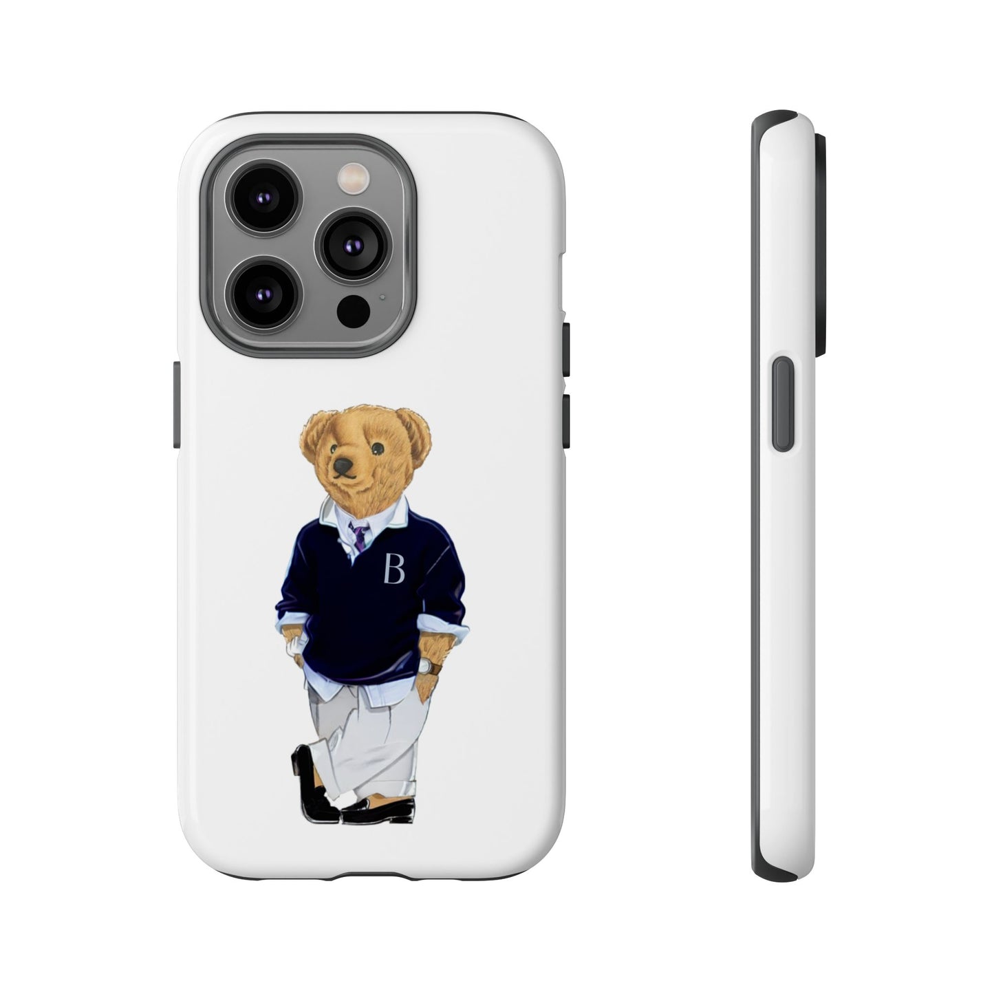 White Bear Though Phone Case