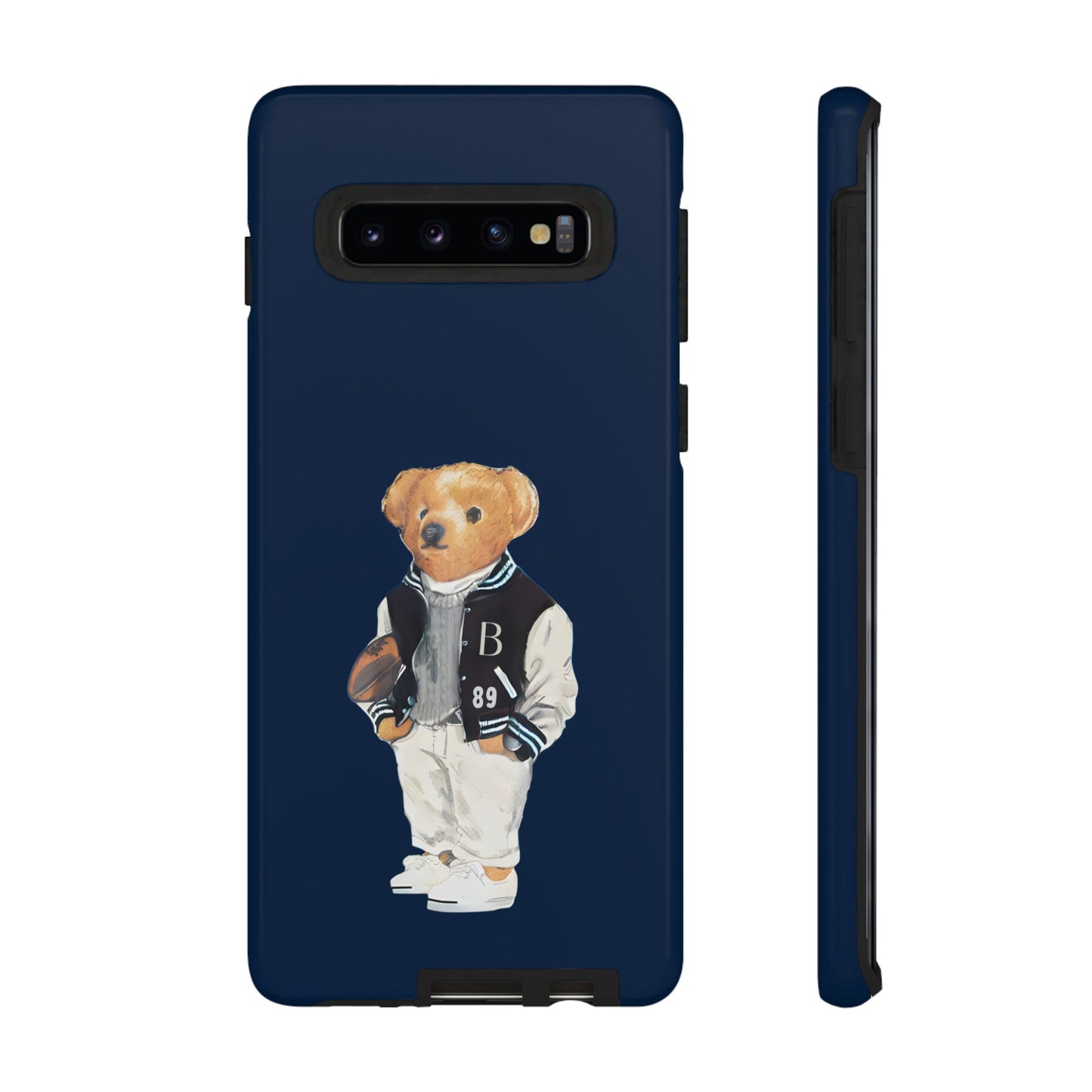 Dark Blue Tough Bear Phone Case