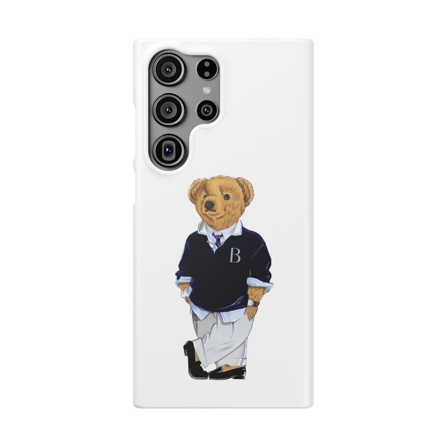 White Bear Snap Case – Bold & Stylish