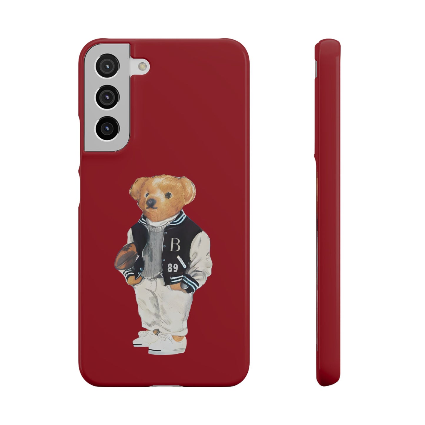 Red Bear Snap Case – Bold & Stylish