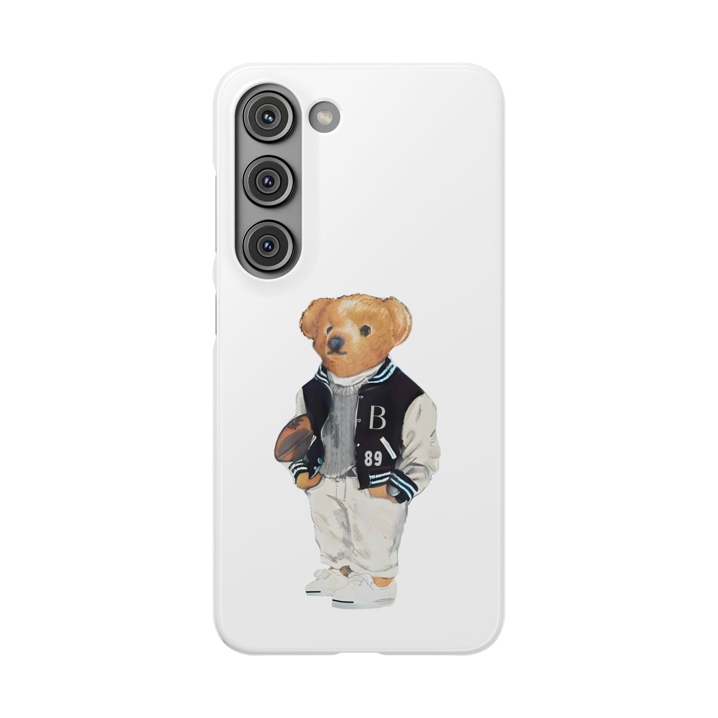 White Bear Snap Case – Bold & Stylish