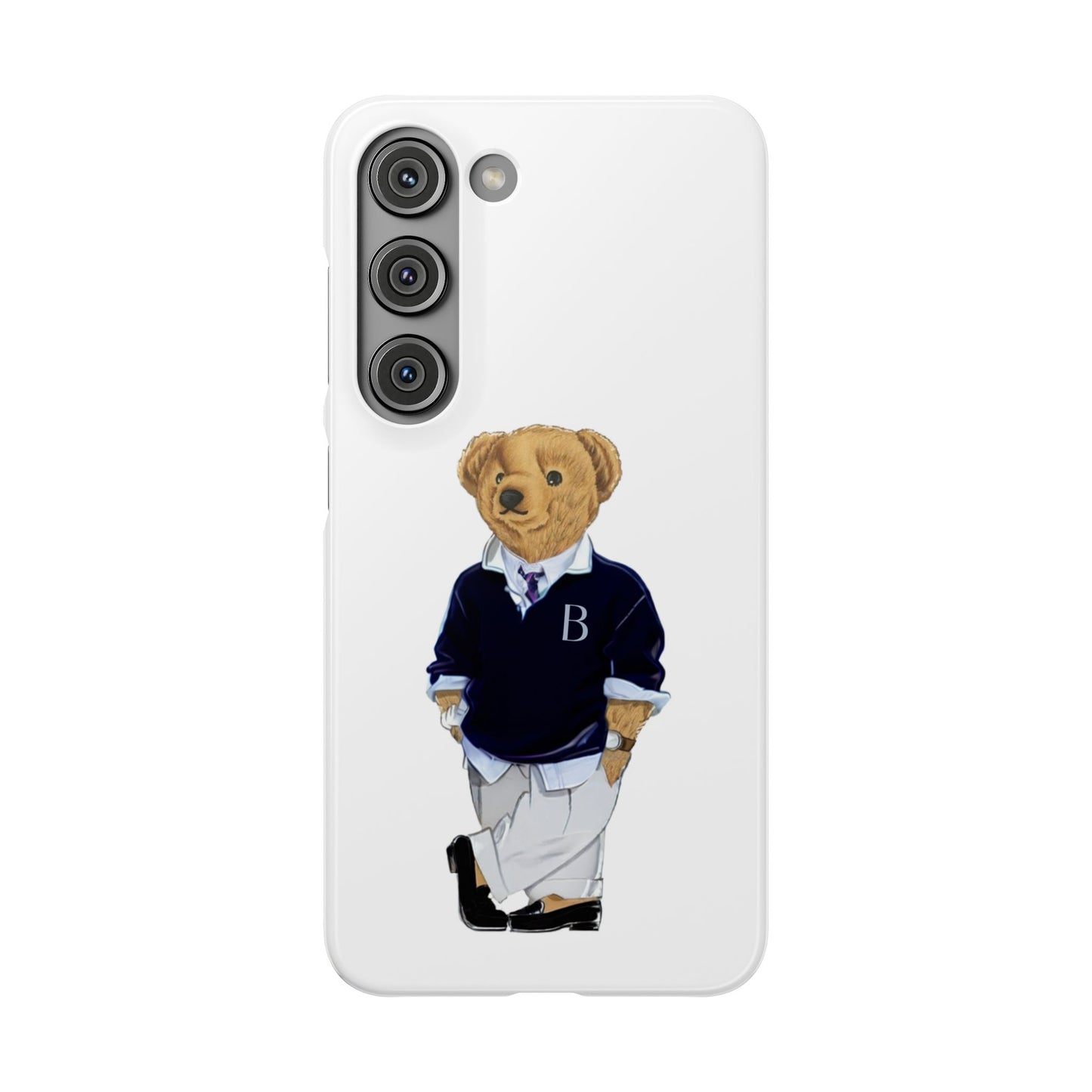 White Bear Snap Case – Bold & Stylish