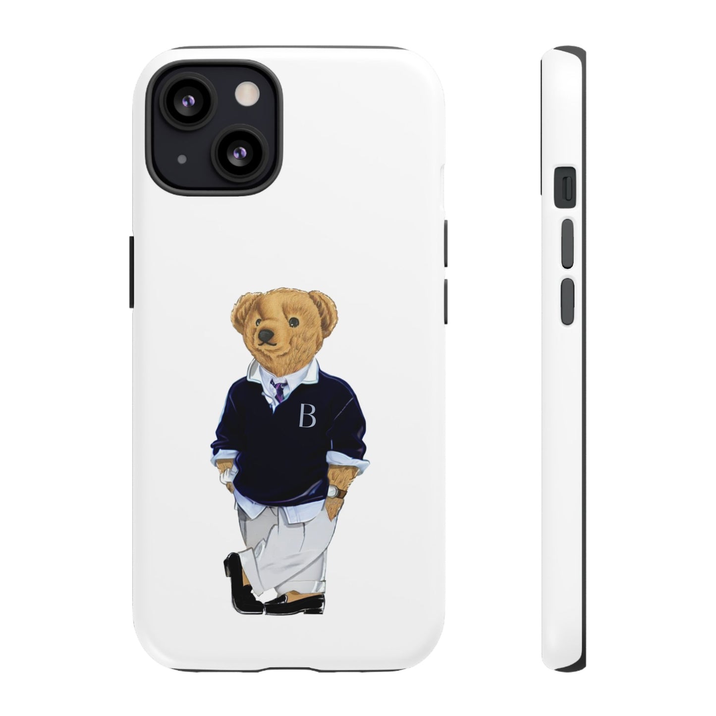 White Bear Though Phone Case