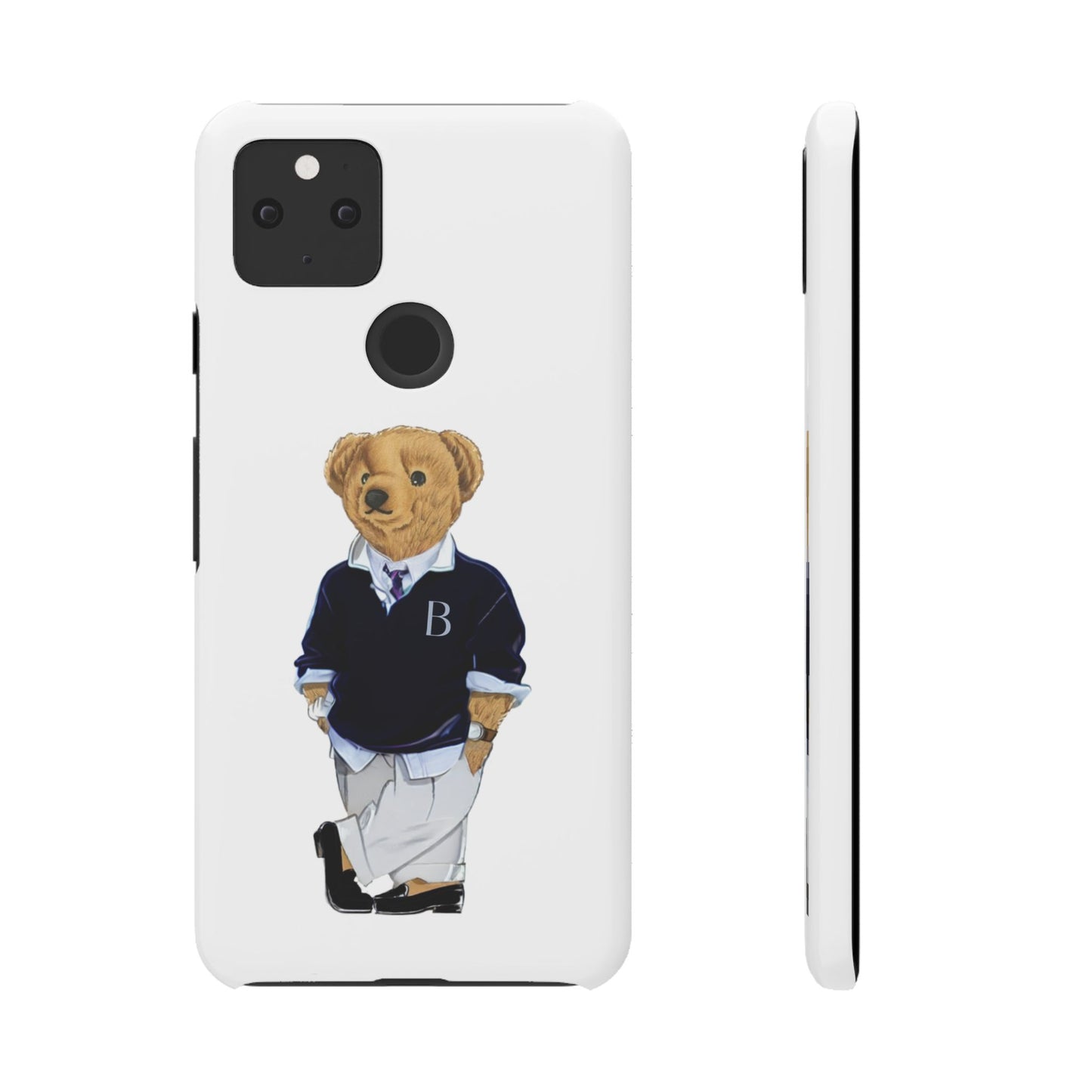 White Bear Snap Case – Bold & Stylish