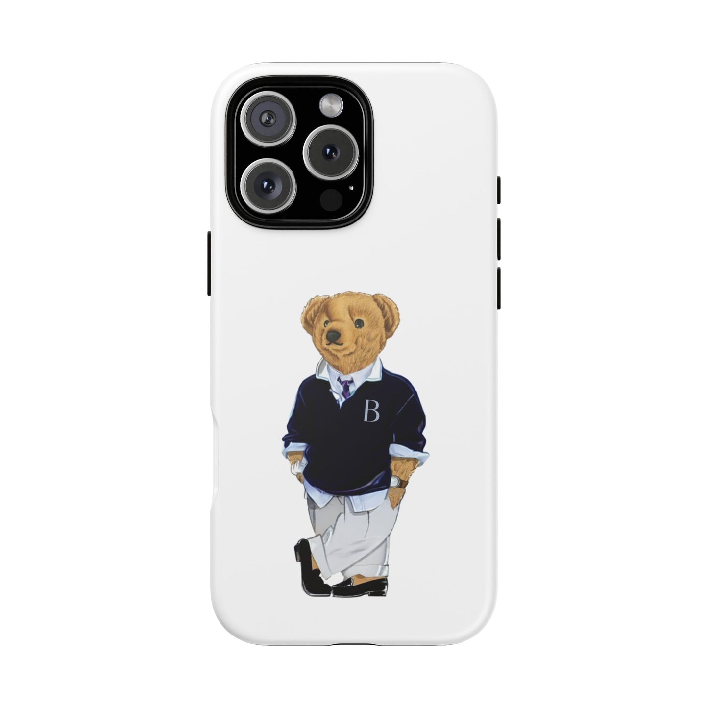 White Bear Though Phone Case