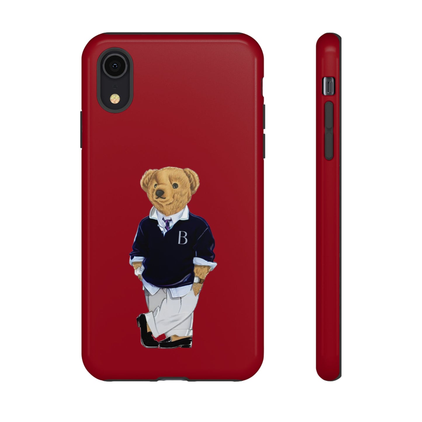 Red Bear Though Phone Case