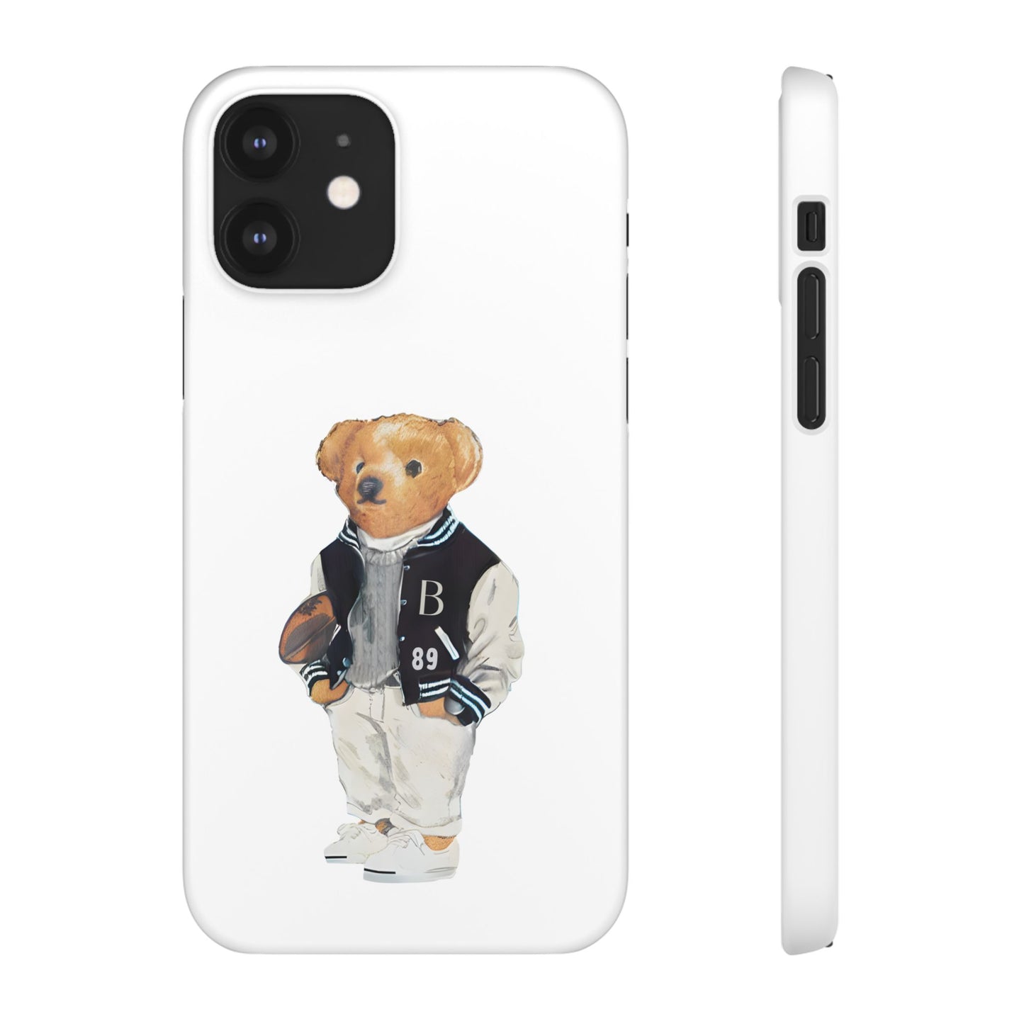 White Bear Snap Case – Bold & Stylish