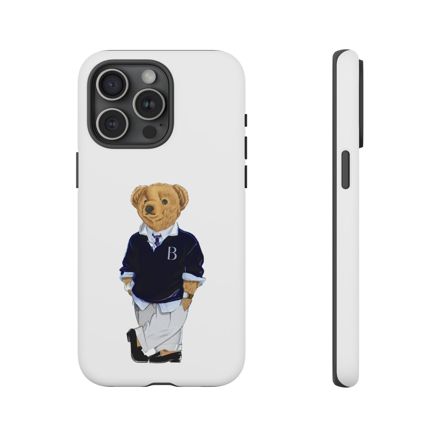 White Bear Though Phone Case