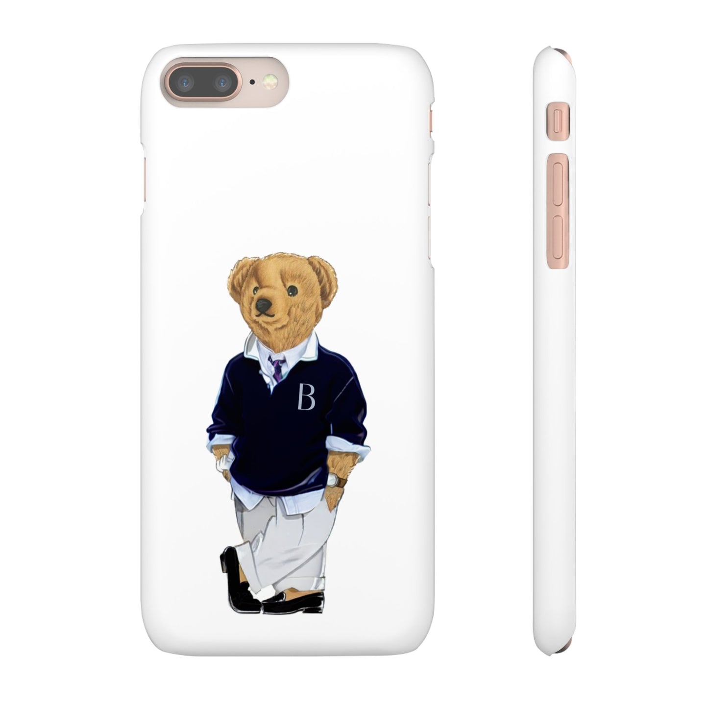 White Bear Snap Case – Bold & Stylish