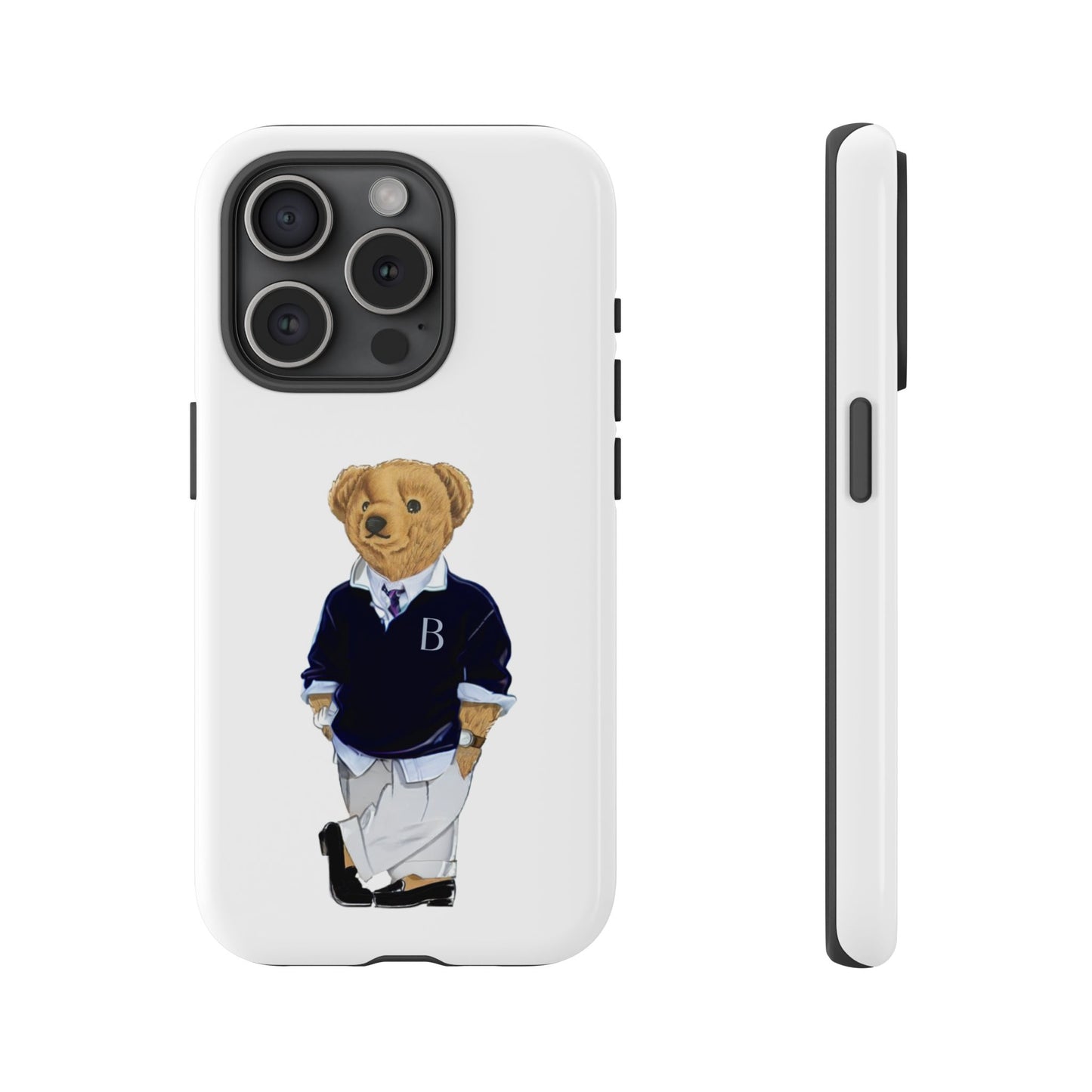 White Bear Though Phone Case