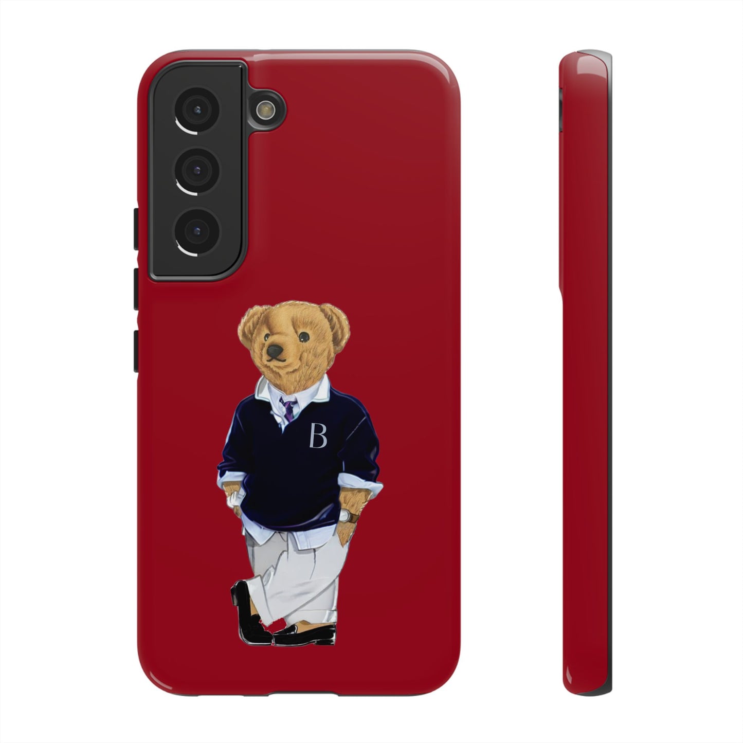 Red Bear Though Phone Case