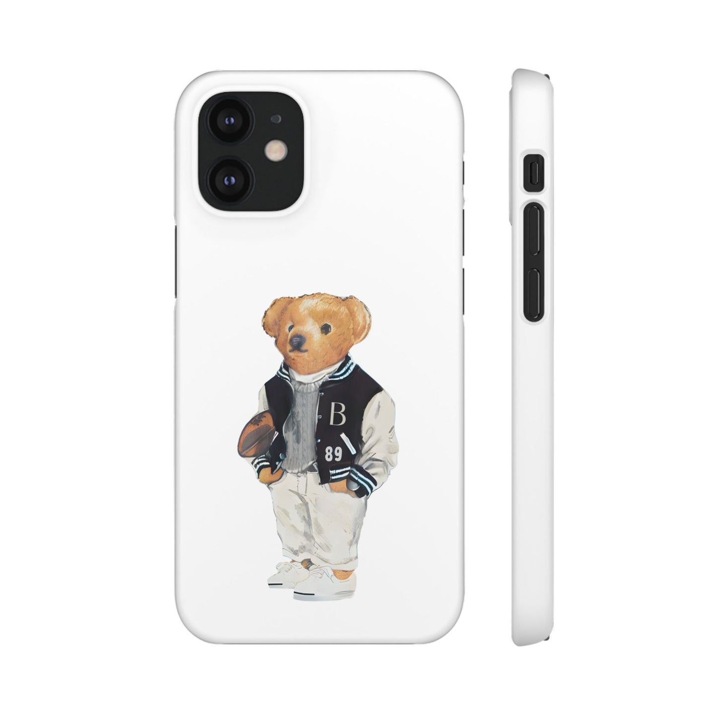 White Bear Snap Case – Bold & Stylish