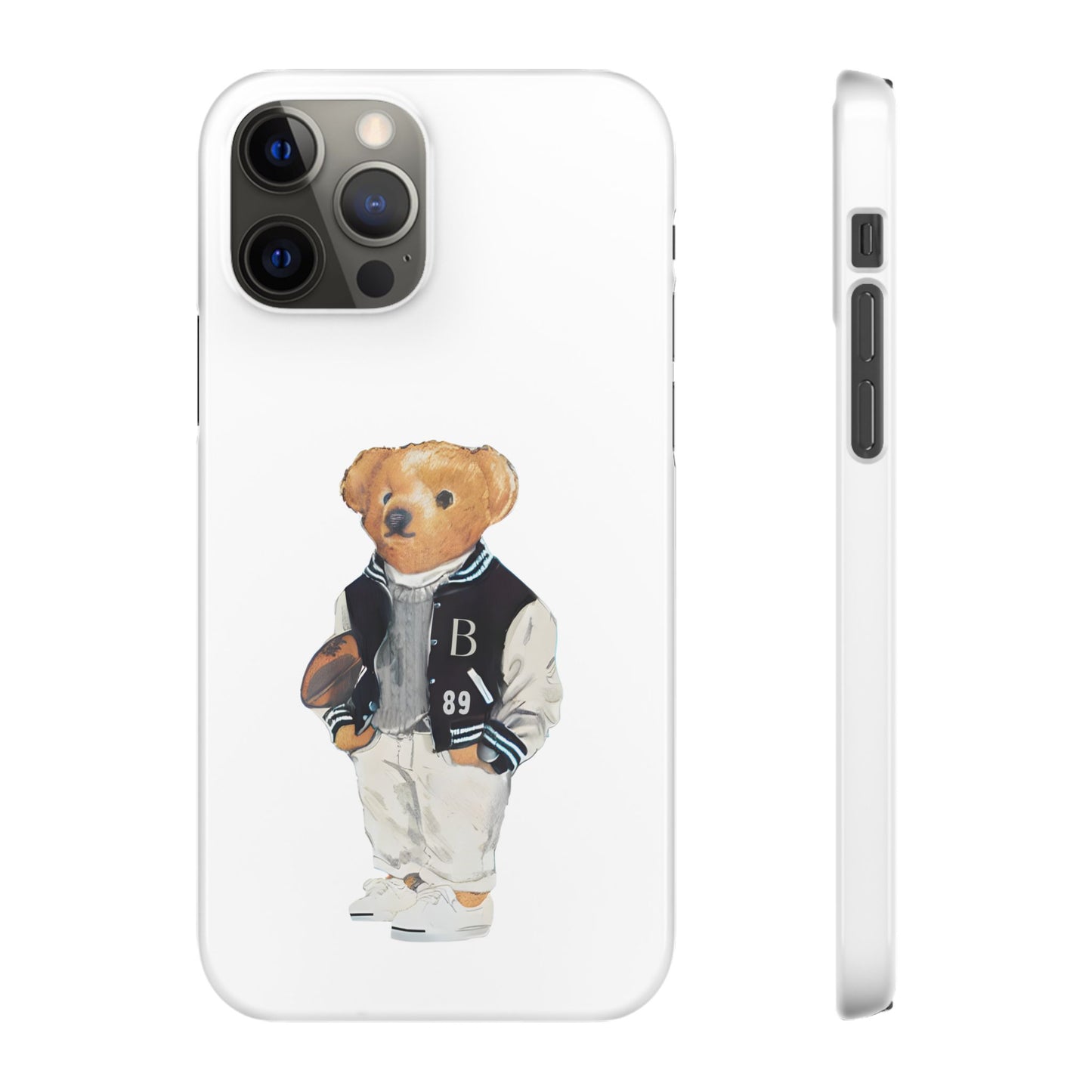 White Bear Snap Case – Bold & Stylish