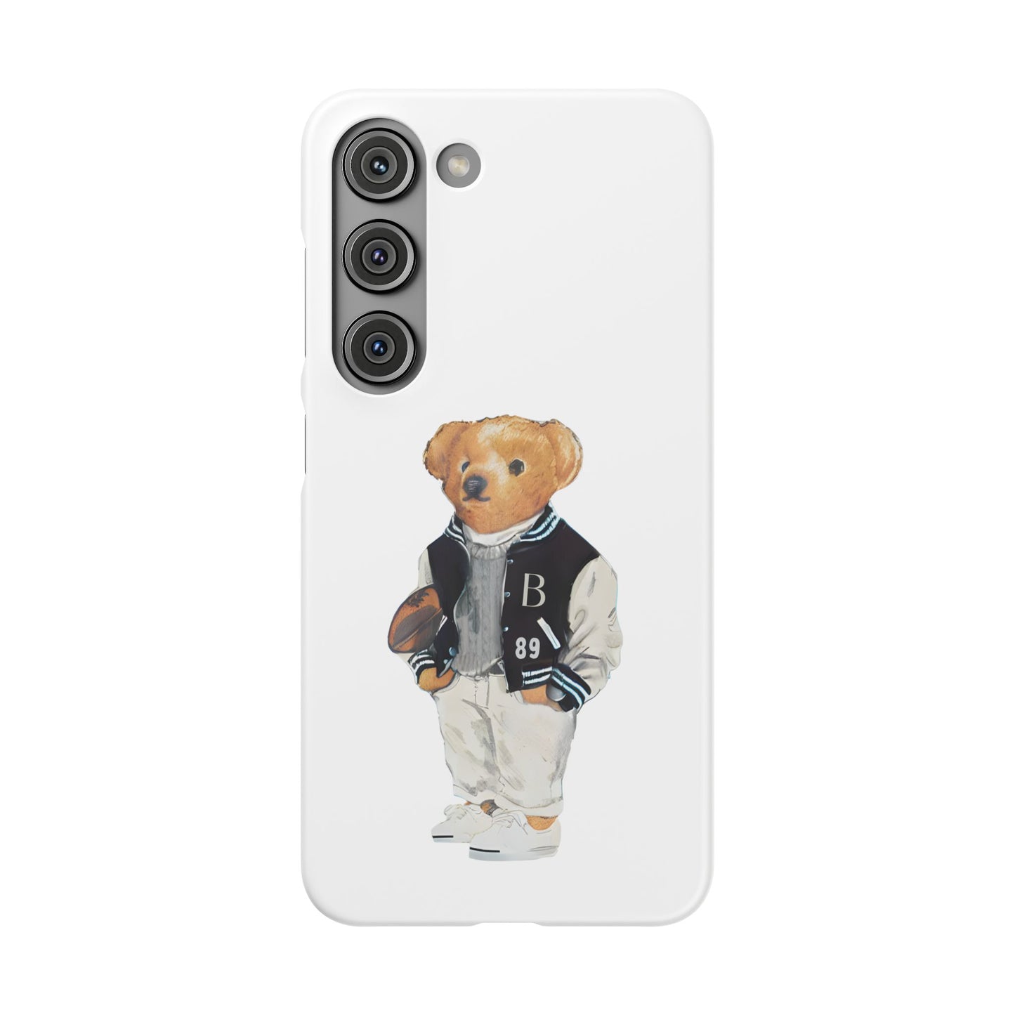 White Bear Snap Case – Bold & Stylish