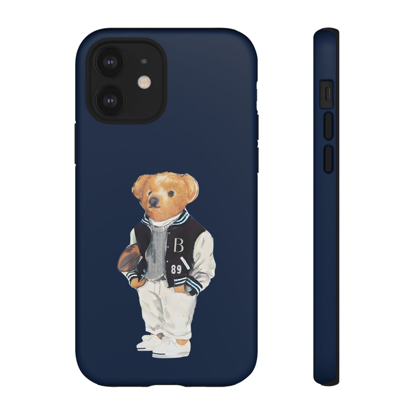 Dark Blue Tough Bear Phone Case