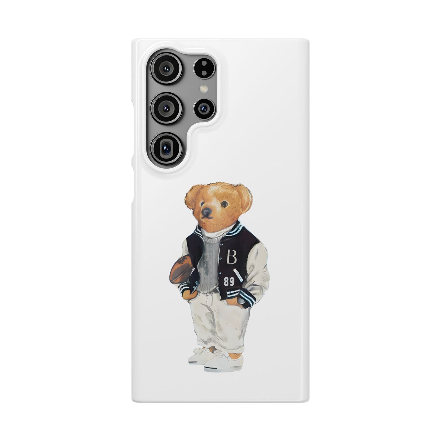 White Bear Snap Case – Bold & Stylish