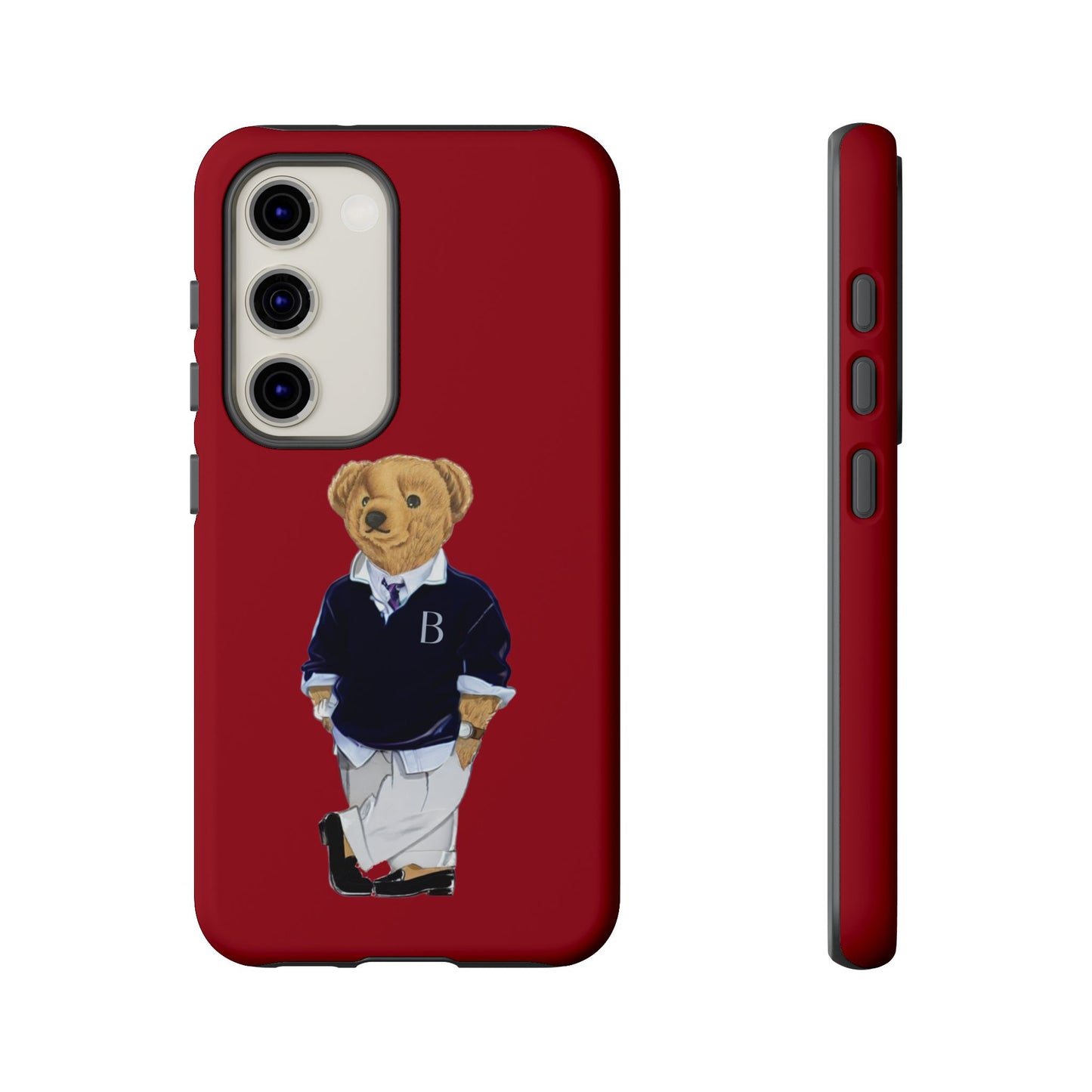 Red Bear Though Phone Case