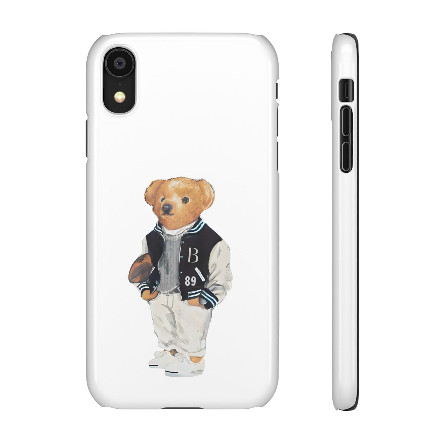 White Bear Snap Case – Bold & Stylish