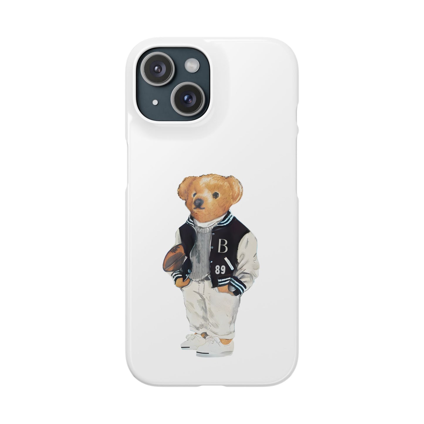 White Bear Snap Case – Bold & Stylish