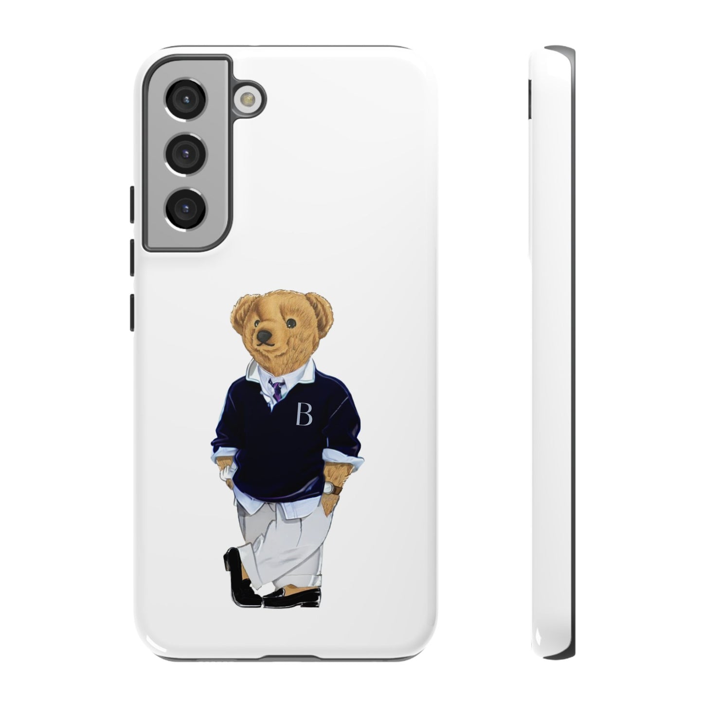 White Bear Though Phone Case