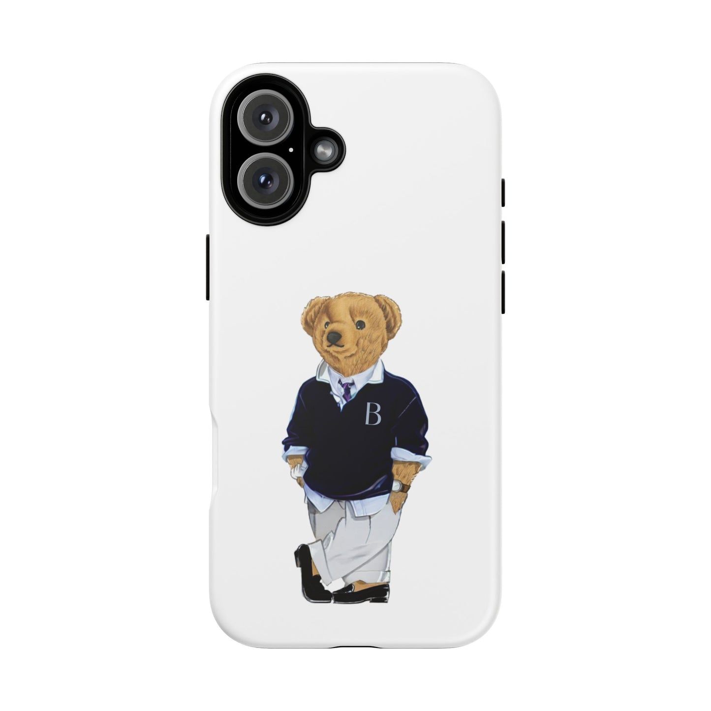 White Bear Though Phone Case