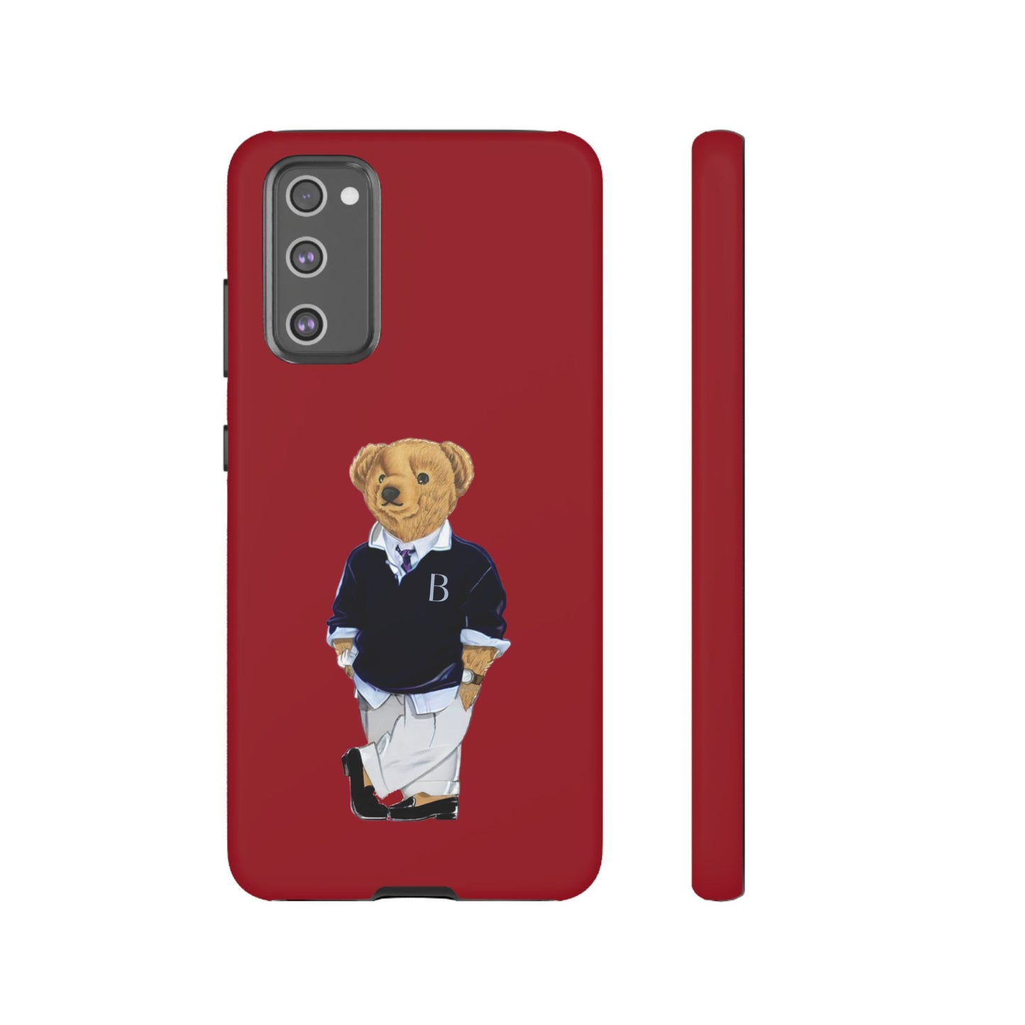 Red Bear Though Phone Case