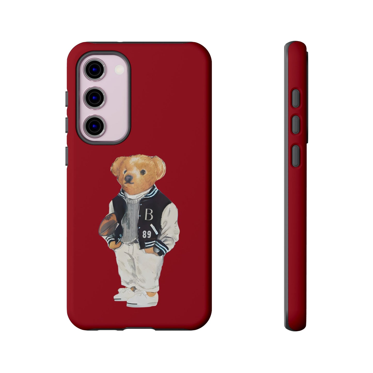 Red Tough Bear Phone Case