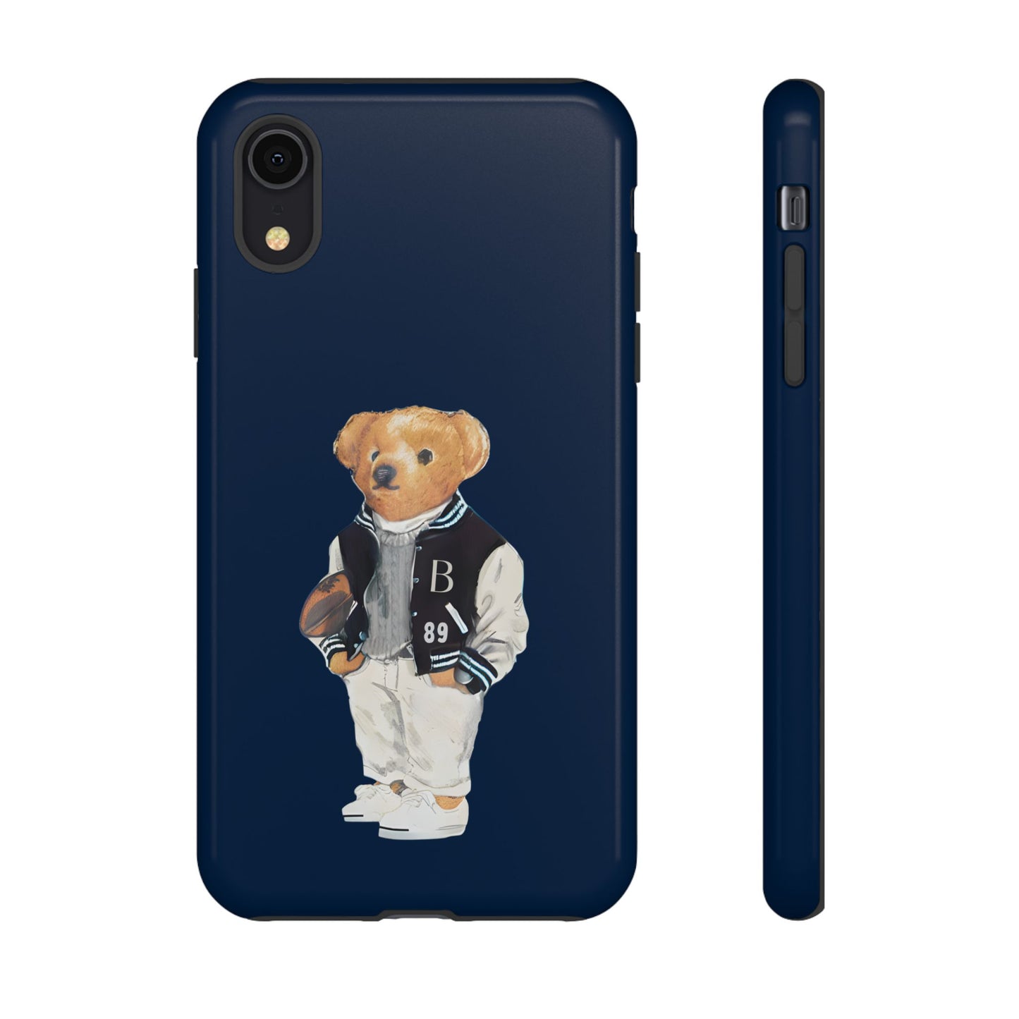 Dark Blue Tough Bear Phone Case