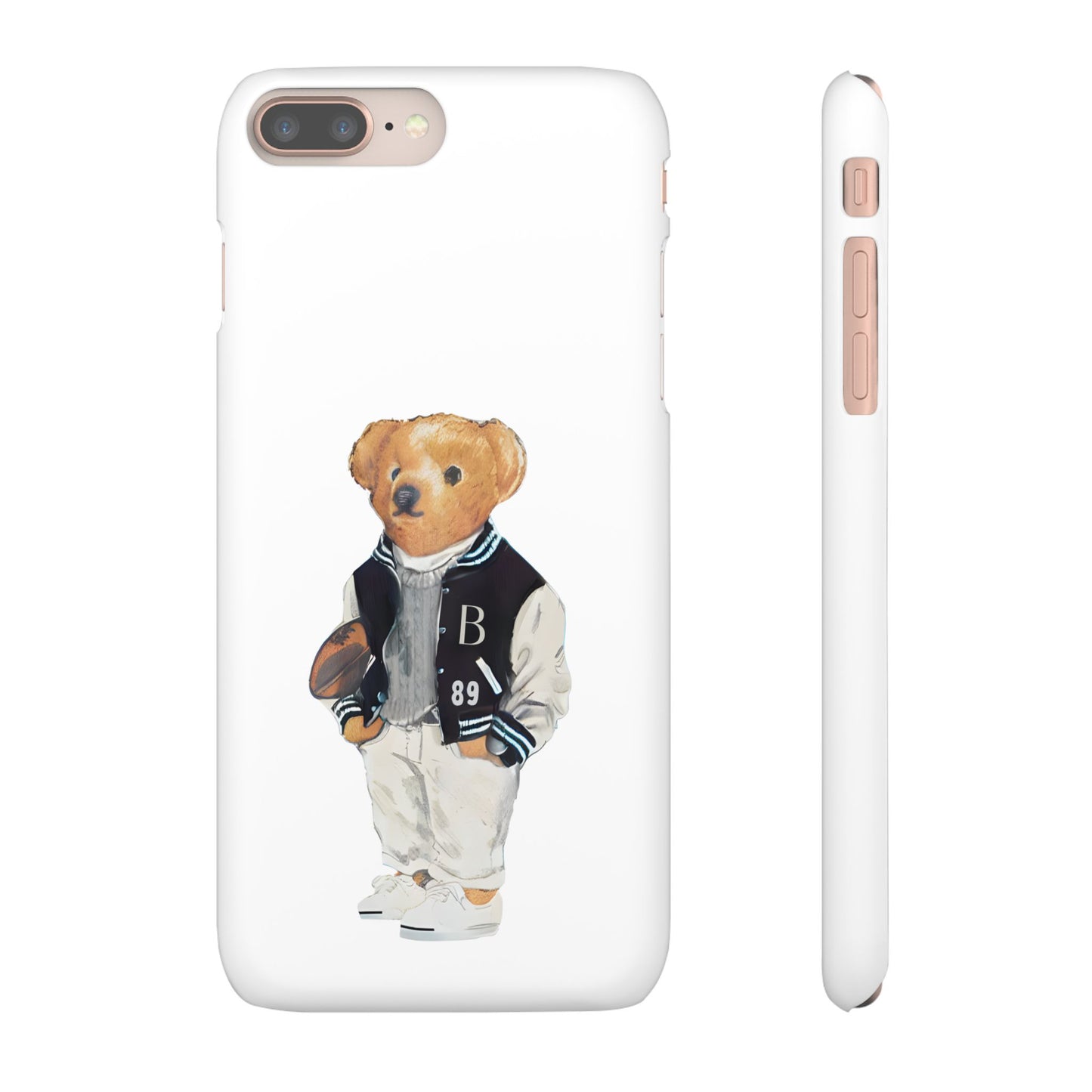 White Bear Snap Case – Bold & Stylish