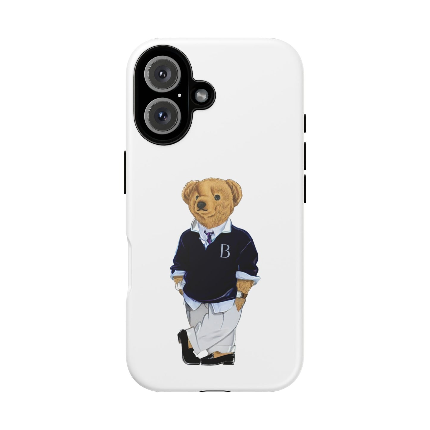 White Bear Though Phone Case