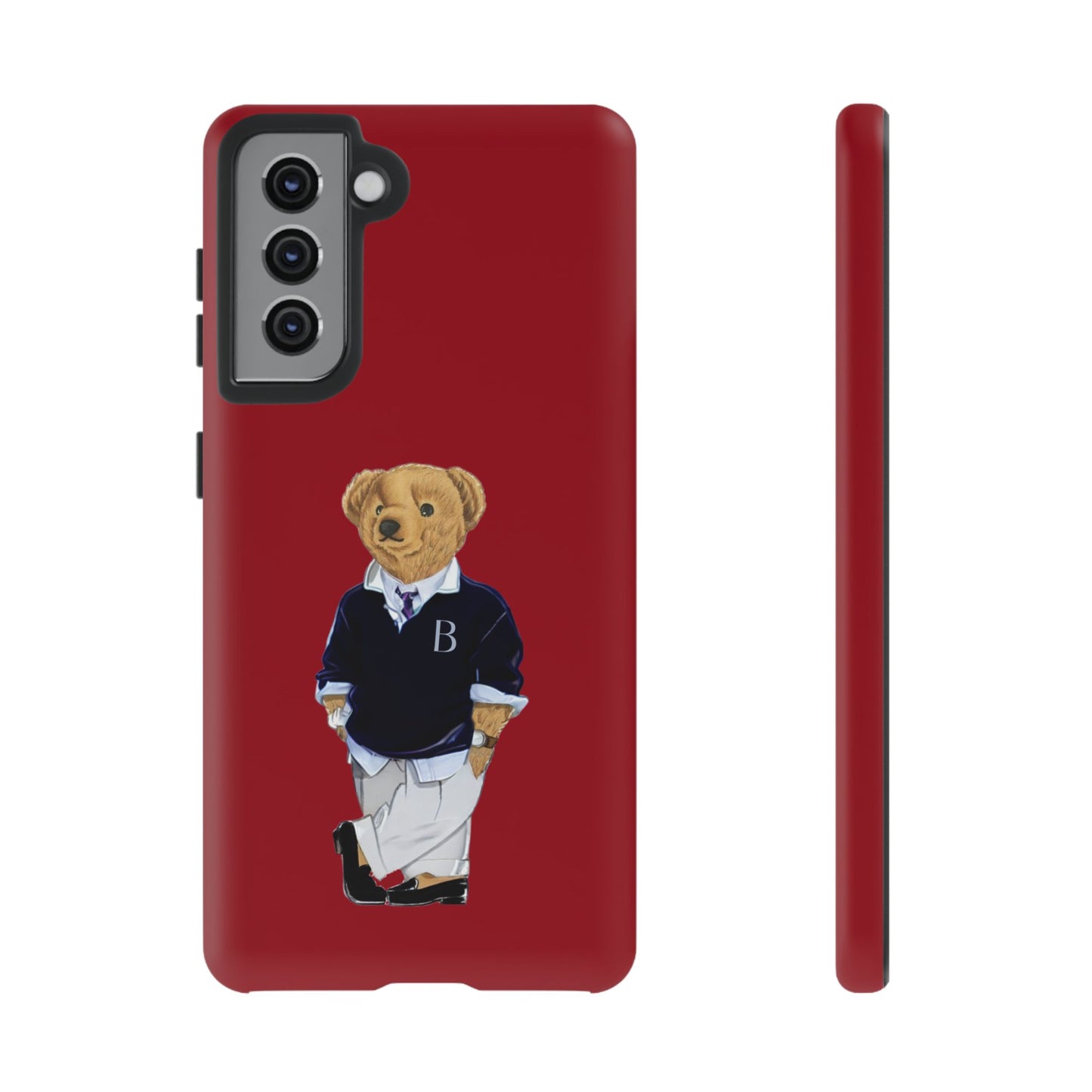 Red Bear Though Phone Case