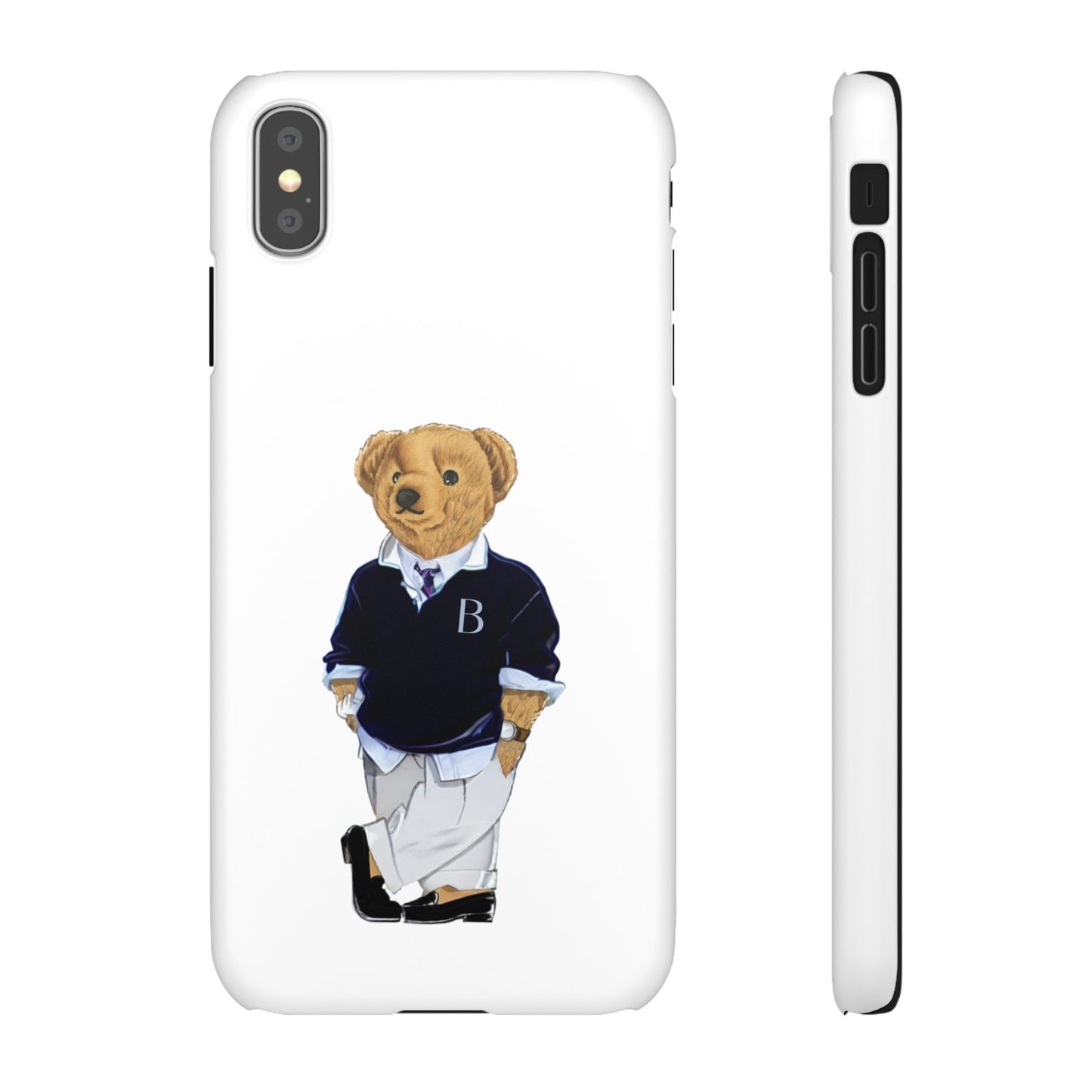 White Bear Snap Case – Bold & Stylish