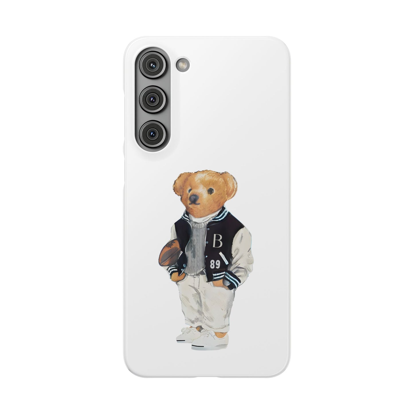 White Bear Snap Case – Bold & Stylish